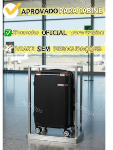 Standard ANAC Carry-On Suitcase 10KG 55x35x25cm Carry-On Suitcase With Zipper, Expandable, Removable Wheels, Carry-On Luggage, Can Be Taken Into The Airplane Cabin - 柔和淡色 - 查看 7