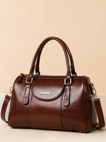 High Quality PU Leather Purses Handbags For Women Luxury Designer Shoulder Crossbody Bag 2026 New Ladies Messenger Bags - Brown - View 2