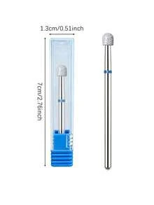 Mushroom-Shaped -Plated Rhinestone Nail Drill Bit-A Tool For Removing Cuticles - Multicolor - View 9