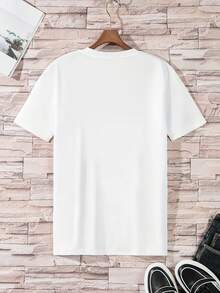 Una camiseta de verano para mujer con temática canadiense - diseño de hoja de arce y castor para el Día de Canadá - Camiseta negra suave y transpirable con estampado de letras - Ropa casual - Blanco - Ver 3