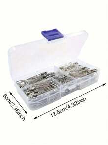 260Pcs/10Pcs Pins Rust Resistant Silver Pins For DIY Crafts Sewing Accessories - A - View 4