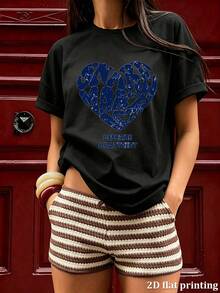 Women T-Shirts - 黑色 - 查看 5