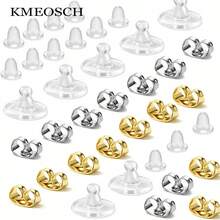 KMEOSCH 4款耳環後扣替換裝–低敏矽膠耳環後扣，適用於耳釘，隱形安全柔軟，適合敏感耳(40/80/100/200入) - 套裝耳堵 - 查看 1
