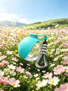 1pc 2-In-1 Pet Dog Water Bottle & Bowl Set, Equipped With Pet Car Leash, Portable Pet Water Dispenser, Pet Travel Hydration Container Cup, Outdoor Leak-Proof Built-In Design, Lightweight And Easy To Carry, Suitable For Walking And Hiking - Multicolor - View 10