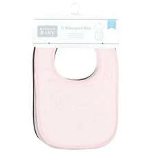 Hudson Baby Unisex BabyDrooler Bib with Waterproof Lining - Borgoña rosado - Ver 3