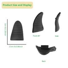 Extensores de Gatillo, Teclas Extendidas L2 R2, Teclas de Extensión Antideslizantes, Teclas de Gatillo de Gamepad, Accesorios de Consola - Negro - Ver 3