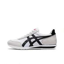 Onitsuka Tiger Scarpe Casual Sportive Di Moda A Basso Collo In Pelle New York, Unisex, Bianco/Nero - 1183A205-101 - 查看 1