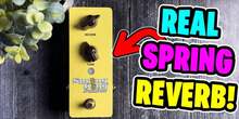 Danelectro Spring King Junior Reverb Pedal - White - View 3