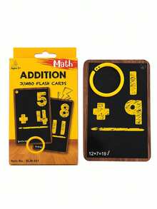 1pc Math Flash Cards Mental Arithmetic - Addition/Subtraction/Multiplication/Division - 50 Cards Suitable For 1-4 Grade Basic Math Skills - Elementary School Students Daily Arithmetic Practice, Math Logical Thinking Training Cards - Multicolor - View 11