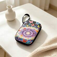 1pc Sweet Style Printed Portable Storage Bag Hard Shell Pressure-Resistant Earphone Data Cable Organizer Pouch - View 13