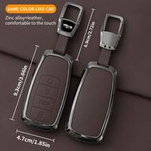 Premium Zinc Alloy Key Shell For Chery, Compatible With Tiggo 7/8/9, Omoda 5, Jaecoo 7/8, Arrizo 8, Shockproof And Wear-Resistant Key Protective Cover, Key Carabiner Pendant - Carabiner - View 3