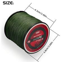 SeaKnight Braided Fishing Line, 4-Strand 300m Green Fishing Line, 8-80lb - Multicolor - View 3