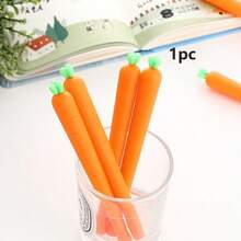 قلم محايد على شكل جزرة بأسلوب عشوائي PC/2pcs/5pcs/10pcs - لون برتقالي - مشاهدة 6
