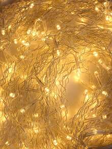 Luces de Hada tipo Carámbano LED 4M/6M/12M, Guirnalda de Cortina Navideña, Adecuada para Bodas, Fiestas de Jardín al Aire Libre, Hogar, Calle, Año Nuevo, Decoración de Pascua - Enchufe EU Tipo C(220-240V) - Ver 2