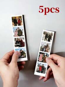 Personalized Photo Fridge Magnets, Photo Magnetic Stickers, Customized Photo And Text Fridge Magnets, Customized Photo Fridge Magnet Set - Durable Magnetic Backing - Home Decor Gift, Suitable For Photo Gifts, Anniversary Gifts And Party Decorations - Multicolor - View 12