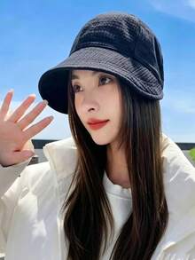 1件裝華夫格水桶帽與棒球帽，女款遮陽帽，時尚戶外帽，適合復活節與母親節禮物 - A - 查看 7