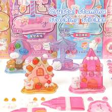 Cartoon Glow-In-The-Dark 3D Embossed Stackable Stickers, Fun Play Stickers, Embossed Stickers, Cute Girl Crystal Stickers, 4 Styles Available, Rich Material Options, Solid Phone & Water Cup Decorative Stickers - 3D Glow-in-the-dark Relief Sticker - View 11