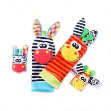 Baby Wrist Rattle Socks And Foot Finder Set, Perfect Baby Toys For 0-12 Months Newborn Boys And Girls As Shower Gifts, Garden Bug Series - Multicolor - View 14