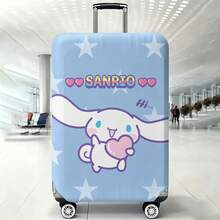 Miniso Cute Starry Cinnamoroll Heart Luggage Cover, Elastic Washable Suitcase Protector, Kawaii Sanrio Anti-Scratch Dustproof Travel Skin - Color - View 1