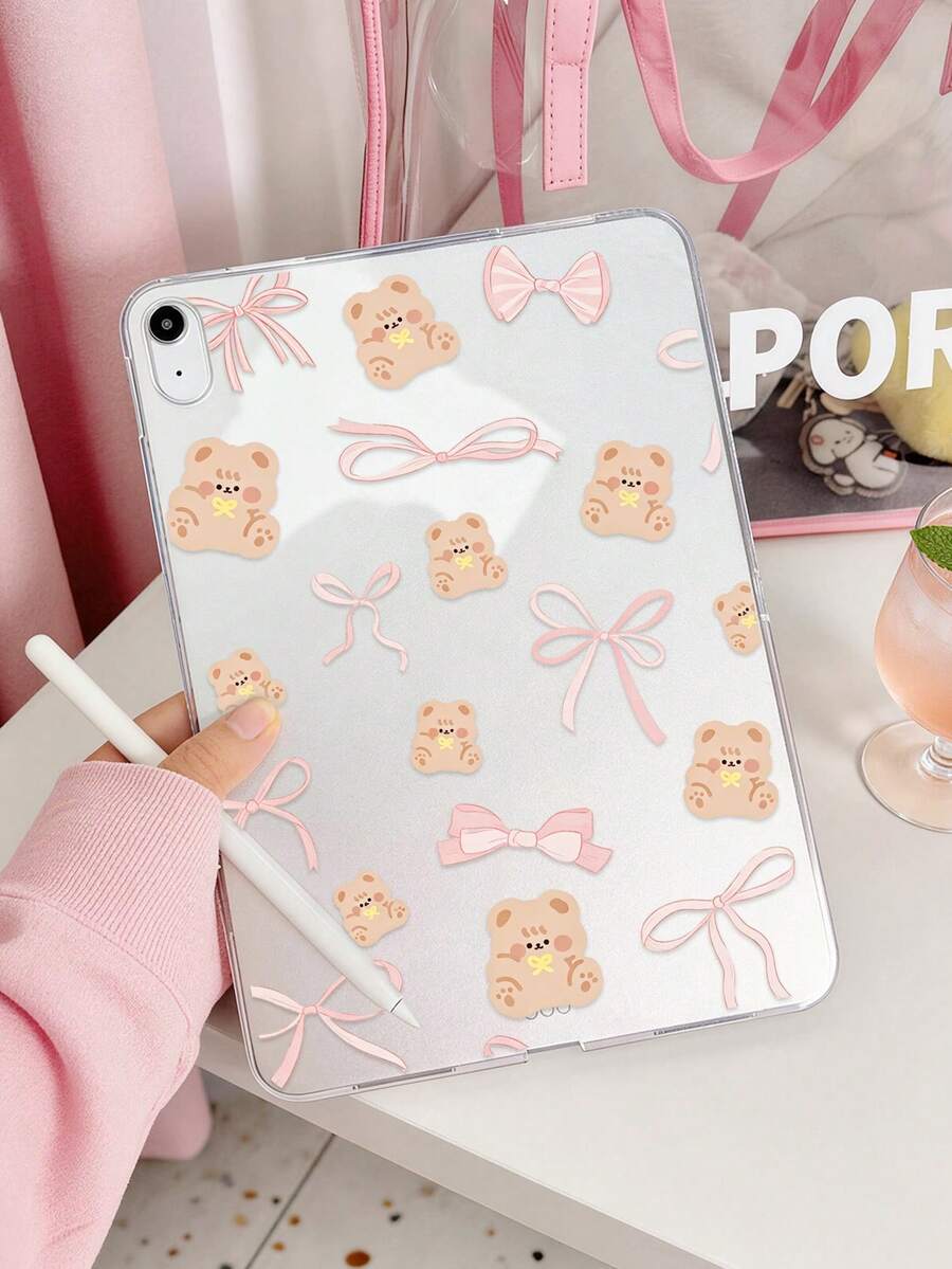 1件 TPU 軟殼蝴蝶熊圖案彩繪平板保護殼,相容 iPad 10.9/10.2/5代 Air/Pro 11/10代/9.7/Air 2/7代,相容 iPad/8代 Air 4/5/Pro 11/10代 10.9 吋 2022,相容 Air 11 吋 (M3) 2025,Mini 1/2/3/Mini 4/Mini 5/Mini 6/Mini 7,Air 11 吋 (M2)-2024/Pro 11 吋 (M4)-202,相容 A7/A8 機型,不含筆,輕量軟殼無筆槽版 - 彩色 - 查看 1