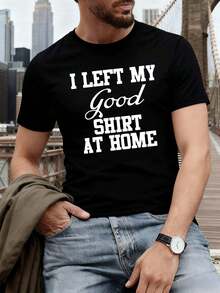 Camisetas de hombre - Negro - Ver 1