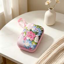 1pc Sweet Style Printed Portable Storage Bag Hard Shell Pressure-Resistant Earphone Data Cable Organizer Pouch - View 14