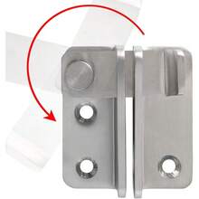YITAPE 1pc Heavy Duty Stainless Steel Flip Latch, Security Sliding Bolt Lock, Suitable For Barn, Cabinet, Pet Cage, Wooden Fence, Bathroom, Garage, Window - Brushed Nickel Metal Door Lock Hardware Dog Cage Dog Stuff Hamster Cat House Cat Stuff Guinea Pig Bird Cage Dog House Cat Carrier Supplies Furniture Bunny Cage Kitten Supplies House Puppy Keep Lock - Thickened Upgraded Version - View 5