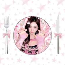 AESPA NingNing Tin Badge, K-Pop Idol Merchandise Fan Support Ita Bag Decoration Brooch Gift - Multicolor - View 6