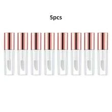 1.2ml Transparent Small Refillable Empty Lip Balm Tube Lip Gloss Bottle Women DIY Cosmetics (Black - Multicolor - View 8
