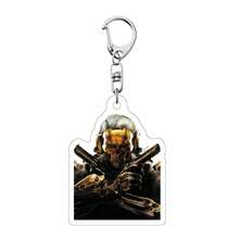 1pc Delta Force Game Character Acrylic Keychain Pendant Tactical Operator Collectible - Multicolor - View 7