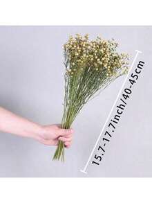 50/100g Artificial Flax Berry Bunch, Cream White Flax Berry Branch, Artificial Floral Arrangement, DIY Craft Material, Home Decor, Wedding Plant - Multicolor - View 2