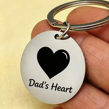 Stainless Steel Pendant Keychain, Multiple Styles Available, Creative Father's Day Gift, Also Compatible With Different Pet Collar Styles As Collar Accessories, Create Personalized Tags - Multicolor - View 12