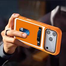 Skin-Feel Card Holder Stand Series Compatible With Apple 17pm/17pro/16pm/16pro Etc. - Green - View 6