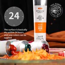 1pc Paul Rubens Quick-Drying Oil Paint 50ml/Tube, 24±5 Hours Drying Alkyd Resin Medium Paint, Standard Color + Opera Color Series High-Quality Aluminum Tube Packaging, Suitable For Art Students, Outdoor Sketching, Professionals - Sets - View 9