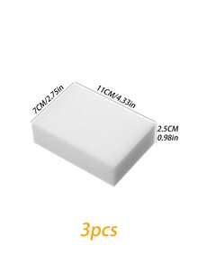 3/6/12pcs/Premium Thickened Dishwashing Sponges - Super Strong Cleaning Power, Pot Brush And Dish Brush Set, Kitchen Rags, Non-Scratch Surface, Super Absorbent - Durable And Long-Lasting, Double-Sided Scouring Pads, Suitable For Kitchen And Home Cleaning - Essential Cleaning Tool Set - White - View 11