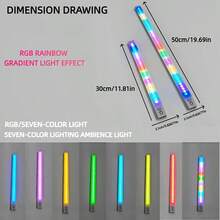 Smart Magnetic Multi-Color Gradient Ambient Light, Multiple Adjustable Lighting Modes, Motion Sensor Light, Seven-Color Ambient Light Strip, USB Rechargeable, Suitable For Game Room, Living Room, Fill Light, Wardrobe, Bedroom, RV And Stair Lighting, Holiday Party Atmosphere Lighting Effect, Easy Installation, Home Lighting, Summer Gift - Colored Light - View 9