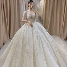 Starry Sky French Style Main Wedding Dress 2026 New Model, Elegant And Luxurious, Exquisitely Crafted With A Large Train, Palace-Style High-End Feel - Ivory White Trailer - View 1
