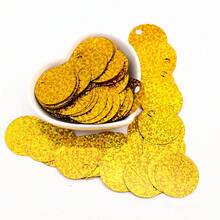 20g 58pcs Flat Round Loose Sequins 30mm Large Hole Sequin 3cm Bulk Embroidery Craft Sequin Colorful PVC Iridescent Applique For Garment Jewelry Making DIY Sewing Accessories, Aesthetic - 20 Grams - View 24