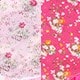 JKDB-21C Floral Rose Red/Floral Light Pink