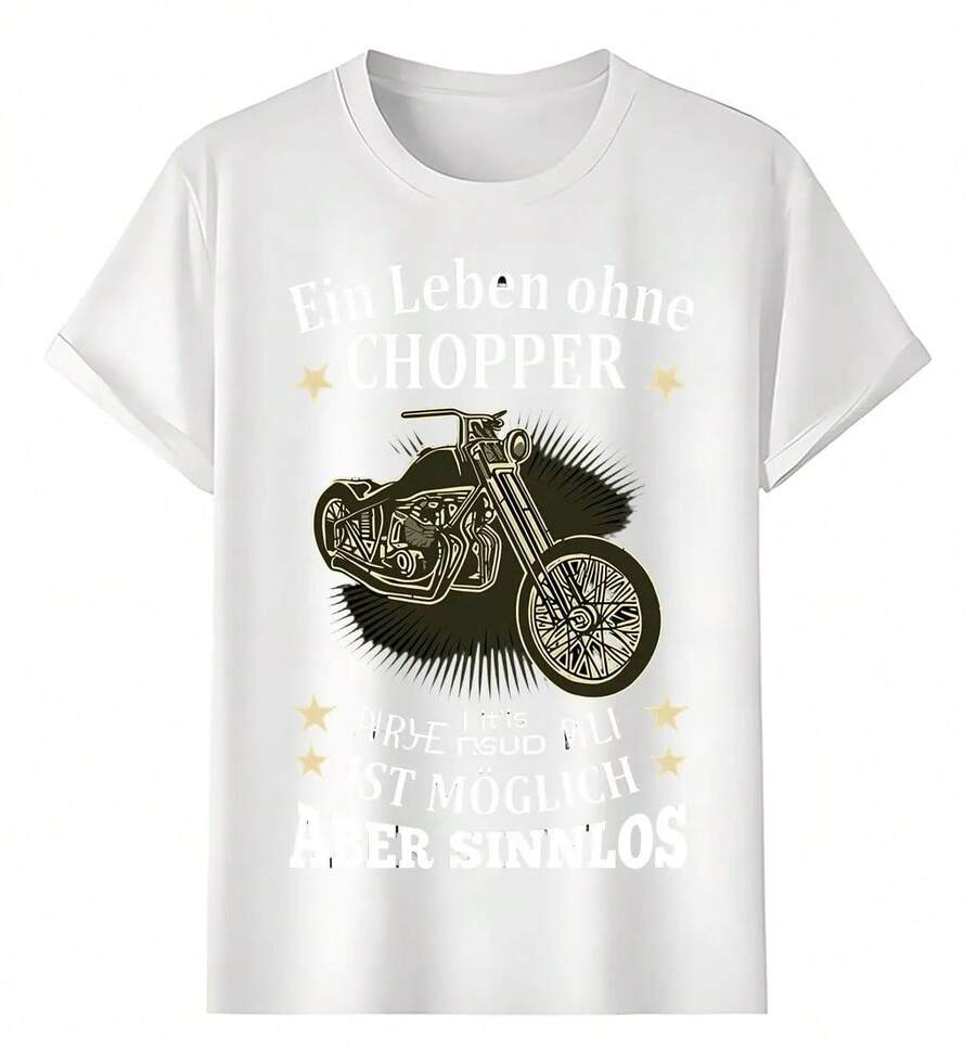 T-Shirts Life Without A Chopper But Without Meaning - 白色 - 查看 1