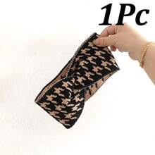 1Pc/2/3Pcs Women Houndstooth Pattern Headband,Black And White, / Style,Fashion New Arrival,Hair Accessories - Multicolor - View 18