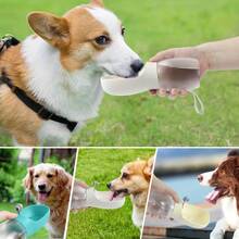 1pc Portable Pet Water Bowl Drinking Cup, Suitable For Dogs And Cats, Leak-Proof Puppy Water Bowl Dispenser, Outdoor Pet Water Feeder Cup Supplies, Outdoor Travel Water Bottle Dog Outing Supplies - Multicolor - View 11