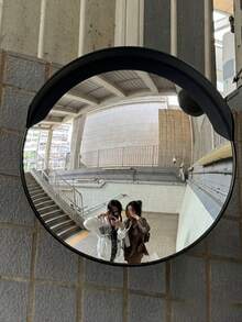太空裝飾多功能凸面廣角鏡附蓋，ABS材質框架，160°+超廣角視野，極簡百搭風格 - 彩色 - 查看 9