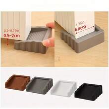 2pcs Creative Windproof Door Stopper, Plastic Matte Surface Wedge, Safety Door Blocker, Anti-Collision Door Stopper Available In 4 Colors - Door Stop - View 3