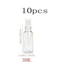 4pcs 30ml Refillable Spray Bottles, Portable Reusable Fine Mist Sprayer Bottles, Travel Size Cosmetic Sample Spray Containers - Clear - View 23