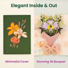 1set Pop-Up 3D Lily Flower Greeting Card With Envelope, Suitable For Teacher's Day, Friend's Birthday And Other Occasions, Creating A Warm And Casual Gift Atmosphere - View 5