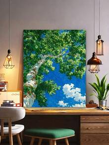 1/4 pezzi Set di pittura numerica fai-da-te per principianti adulti, paesaggio estivo, pittura a olio & pittura acrilica numerica, senza cornice (40*50cm/16*20 pollici) - A - Visualizzare 4