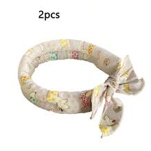 OBOVAY 2pcs/Set Universal Summer Pet Cooling Scarf, Suitable For Dogs And Cats, Physical Heatstroke Prevention Cooling Scarf, Outdoor Ice-Feel Neck Wrap, Multiple Asymmetrical Patterns, Dog And Cat Neck Collar, Pet Outdoor Travel Essential, Outdoor Ice-Feel Neck Collar - Multicolor - View 16
