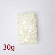 1 gói 30g/50g/100g/200g/500g Giấy vụn Raffia nhiều màu, Cỏ tổ chim, Thích hợp làm hộp quà cưới, Bao bì hộp quà tặng Ngày lễ tình nhân - Màu be - Xem 8