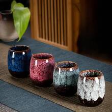 Horno transforma la taza del maestro, Taza de café de cerámica, simplicidad, taza de té de Kung Fu para el hogar, taza de degustación creativa, taza individual Personal - A1 - Ver 5
